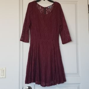 Maroon Dress